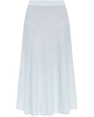 Lisa Yang The Torie Cashmere Flared Skirt - White
