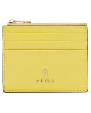 Furla Camelia Card Case - Yellow