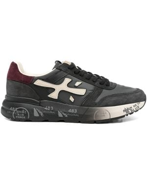Premiata Sneakers mit Patch-Detail - Schwarz