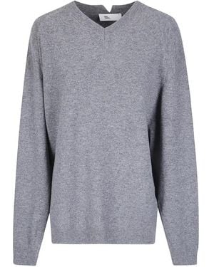 Sibel Saral Kerem V-Neck Jumper - Grey