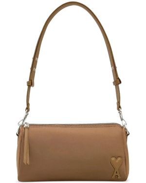 Ami Paris Marcel Shoulder Bag - Brown