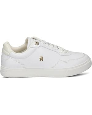 Tommy Hilfiger Cupsole レザースニーカー - ホワイト