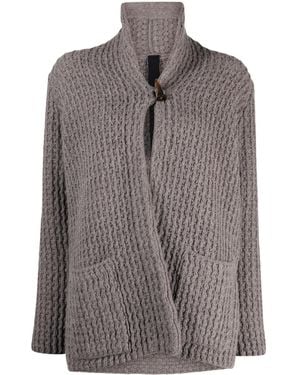 Forme D'expression Grob Gestrickter Cardigan - Braun