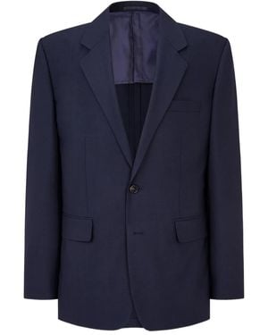 MAN ON THE BOON. Blazer Con Bottone Singolo - Blu