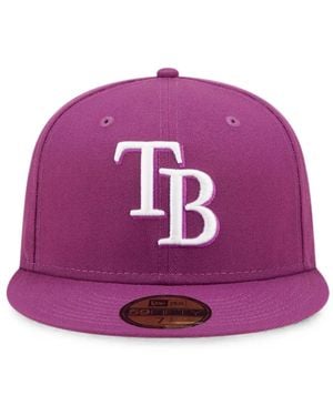 KTZ 59Fifty Tampa Bay Rays Baseball Caps - Purple