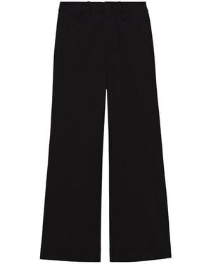 Proenza Schouler High-Waisted Cropped Trousers - Black