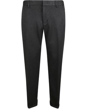 Dondup Pinstripe-Pattern Pants - Gray
