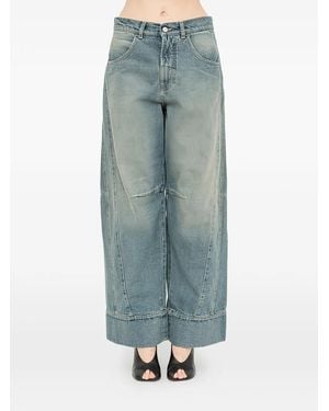 Andrea Ya'aqov High-Cuff Jeans - Blue