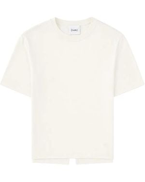 Nude Klassisches T-Shirt - Weiß