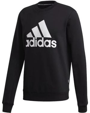 adidas Badge Of Sport Fleece Sweatshirt - Black