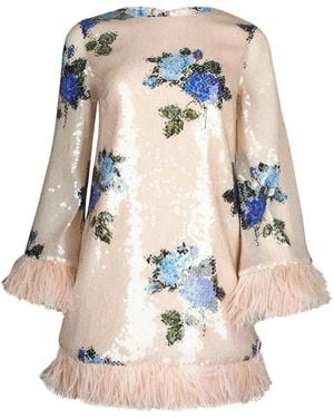 Borgo De Nor Stevie Kleid mit Pailletten - Weiß