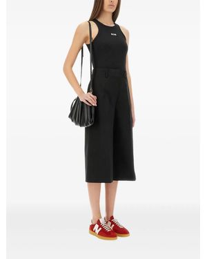 MSGM プリーツ ショートパンツ - ブラック