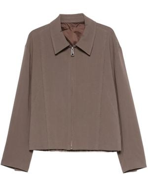 Imperial Giacca Con Zip - Marrone