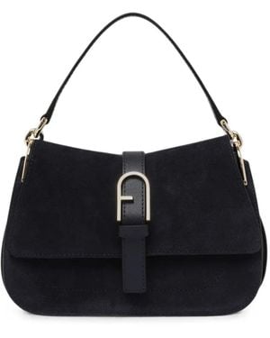 Furla Flow Mini Suitcase With Jandle - Black