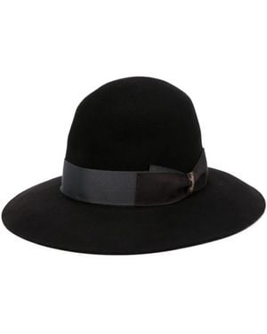 Borsalino Cappello Estivo Con Nastro - Nero