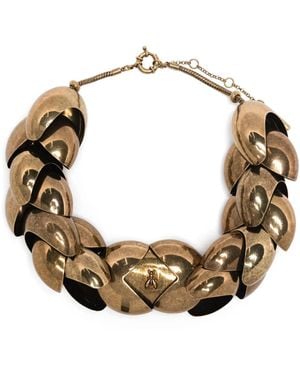 Patrizia Pepe Zama Balloon Necklace - Metallic