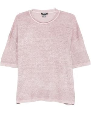 Avant Toi Short-Sleeve Crew-Neck T-Shirt - Pink