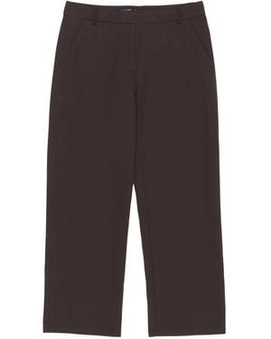 Bimba Y Lola フラットフロント パンツ - グレー