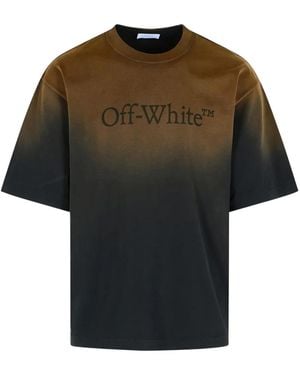 Off-White c/o Virgil Abloh グラデーション Tシャツ - ブラック
