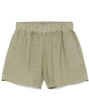 120% Lino Linen Shorts - Green