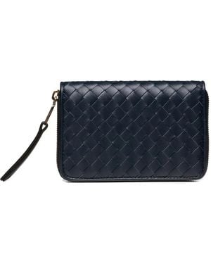 Poche Paris Cartera tejida - Azul