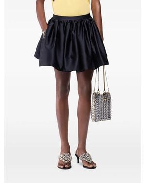 Rabanne Pleated Mini Skirt - Black