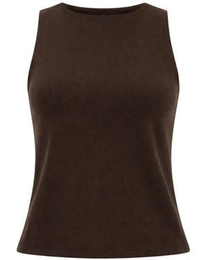 Reformation Pears Top - Brown