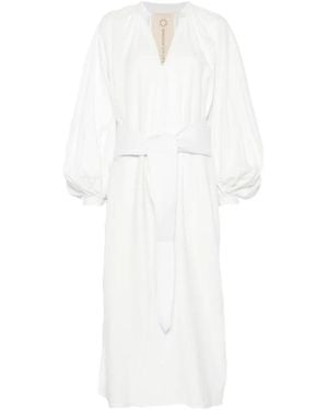 Marrakshi Life Tie-Waist Dress - White
