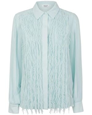 Aviu Fringed Shirt - Blue