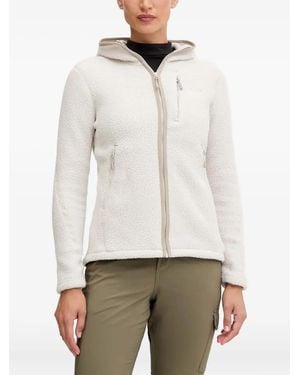 Jack Wolfskin Sudadera Con Capucha Y Cremallera - Blanco