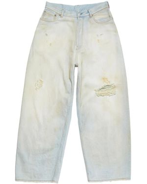 Acne Studios ワイドジーンズ - ホワイト