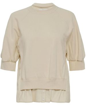 3.1 Phillip Lim Puff-Sleeve Sweatshirt - White