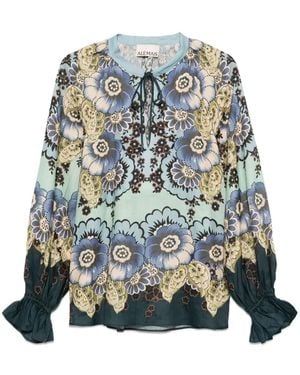 ALÉMAIS Madalena Top - Blue
