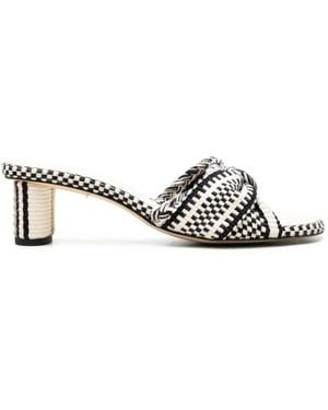 Amambaih Jimena Heeled Sandals - White