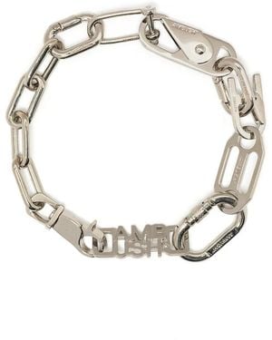 Ambush Pulsera De Eslabones Con Logo - Metálico