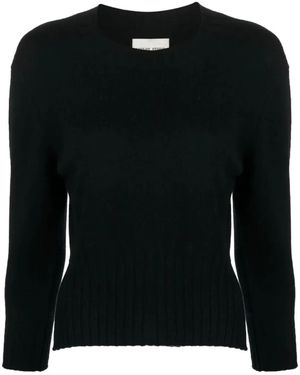 Loulou de Saison Cropped Jumper - Black
