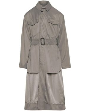 Maison Margiela Gabardina Décortiqué - Gris