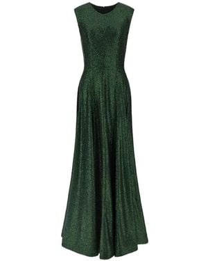 Norma Kamali Grace Sequinned Gown - Green