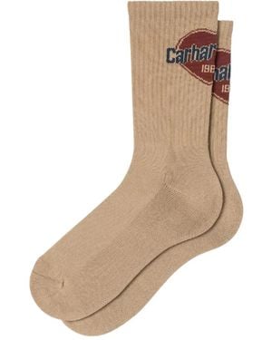 Carhartt Logo-Patch Socks - Natural
