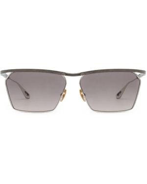 Jacques Marie Mage Bresson Geometric-Frame Sunglasses - Grey