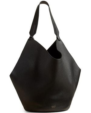 KHAITE Medium Lotus Tote Bag - Black