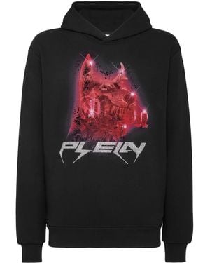 Philipp Plein ロゴパッチ パーカー - ブラック