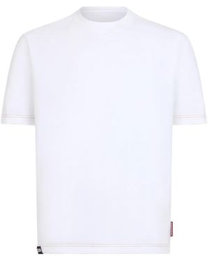 DSquared² Tape V-Neck T-Shirt - White