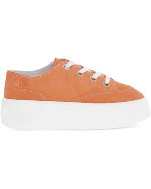 Maison Margiela Platform Lace-Up Trainers - Brown