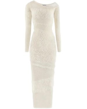 Manière De Voir Knitted Maxi Dress - White
