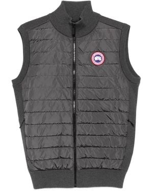 Canada Goose Hybridge Quilted Knit Vest - Grey