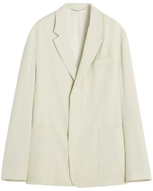 Lanvin Single-Breasted Blazer - White