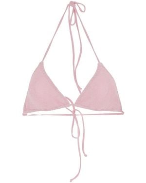 MC2 Saint Barth Triangle Tie Bikini Top - Pink