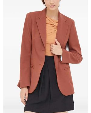 DKNY Twisted Sleeveless Top - Red