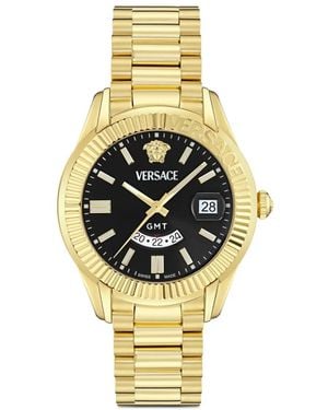 Versace Apodis 41Mm Watch - Metallic